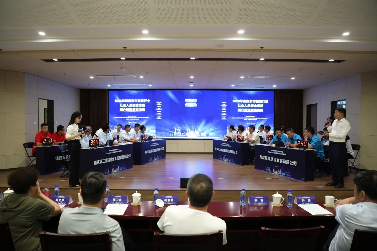 2024年度南京市建筑行业从业人员安全素质提升劳动竞赛圆满完赛